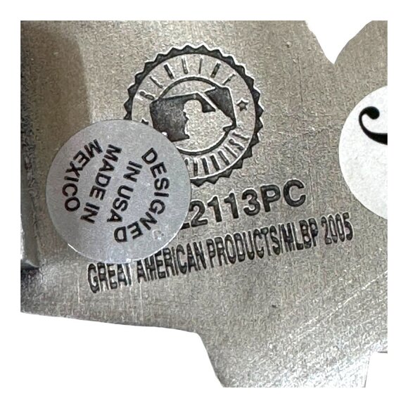 Kansas City Royals Spellout Official Mlb Baseball Team Logo Metal Belt Buckle 4" - Picture 3 of 6